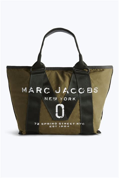 army green marc jacobs tote bag